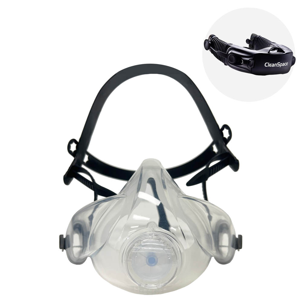Kasco CleanSpace PRO halfgelaatsmasker met aangeblazen lucht, ABEKP3-filter | Rabe