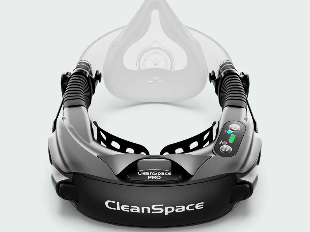 Kasco CleanSpace PRO halfgelaatsmasker met aangeblazen lucht, ABEKP3-filter, detail 5
