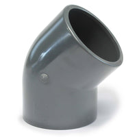 Knie PVC-U 45GR, 110 x 110 mm