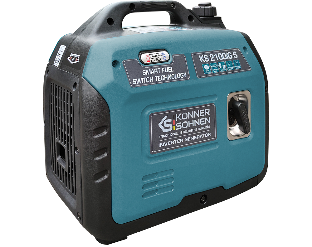 Könner & Söhnen KS 2100iG S inverter aggregaat op gas en benzine 2 kW, foto 9