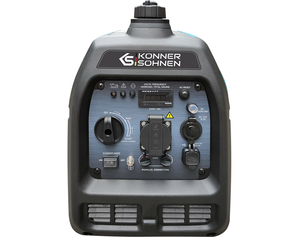 Könner & Söhnen KS 3100i S inverter aggregaat 3,1 kW, foto 2