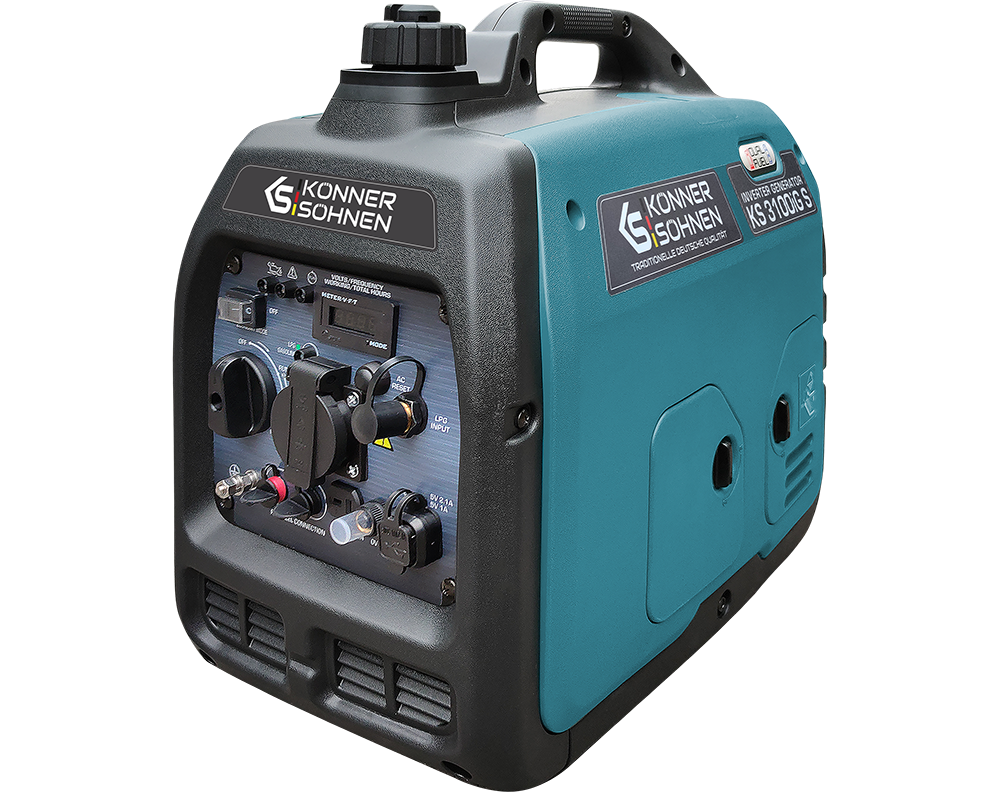 Könner & Söhnen KS 3100iG S inverter aggregaat op gas en benzine 3,1 kW, foto 2