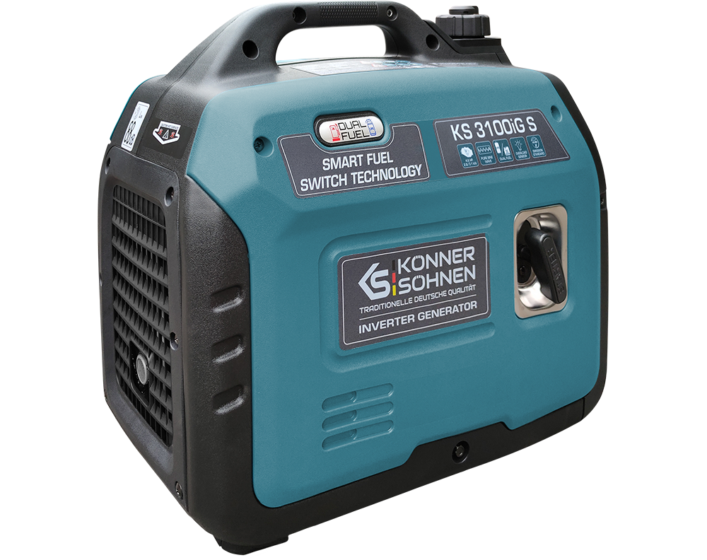 Könner & Söhnen KS 3100iG S inverter aggregaat op gas en benzine 3,1 kW, foto 6