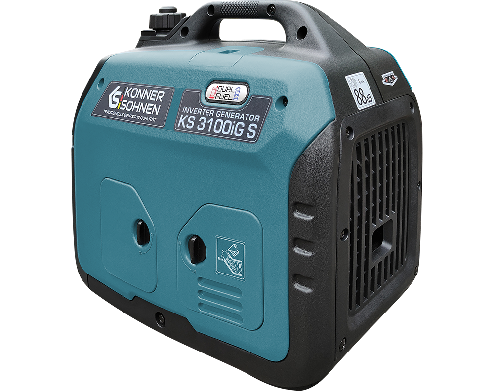 Könner & Söhnen KS 3100iG S inverter aggregaat op gas en benzine 3,1 kW, foto 8