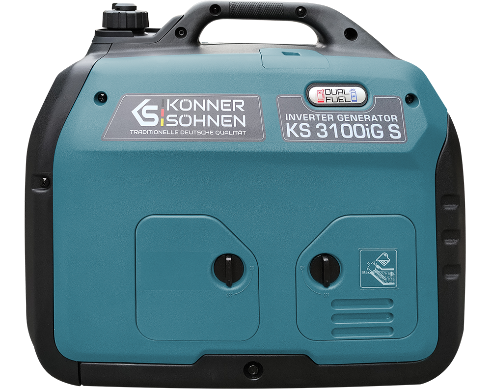 Könner & Söhnen KS 3100iG S inverter aggregaat op gas en benzine 3,1 kW, foto 9