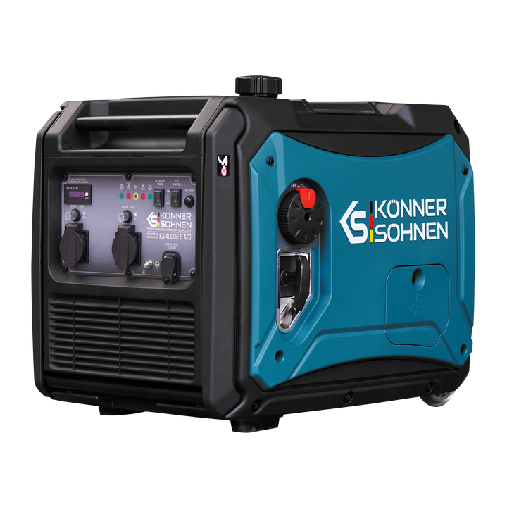 
  Könner & Söhnen KS 4000iE S ATS inverter aggregaat 4,4 kW | Rabe - Artikelnummer KS 4000iE S ATS
