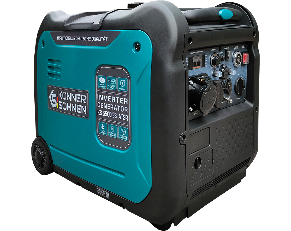Könner & Söhnen KS 5500iE S ATSR inverter aggregaat 5,5 kW, foto 3