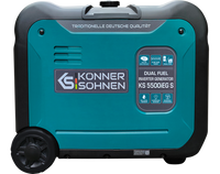 Könner & Söhnen KS 5500iEG S inverter aggregaat op gas en benzine 5,5 kW, foto 5