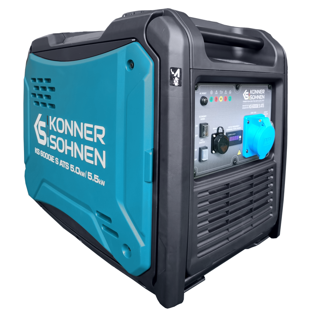 Könner & Söhnen KS 6000iE S ATS inverter aggregaat 5,5 kW, foto 3