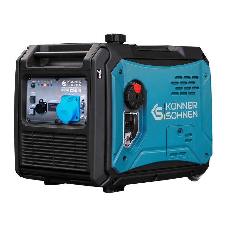 
  Könner & Söhnen KS 6000iE S ATS inverter aggregaat 5,5 kW | Rabe - Artikelnummer KS 6000iE S ATS

