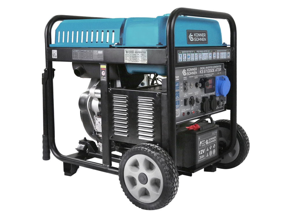 Könner & Söhnen KS 6100iDE ATSR diesel aggregaat 5,5 kW, foto 6
