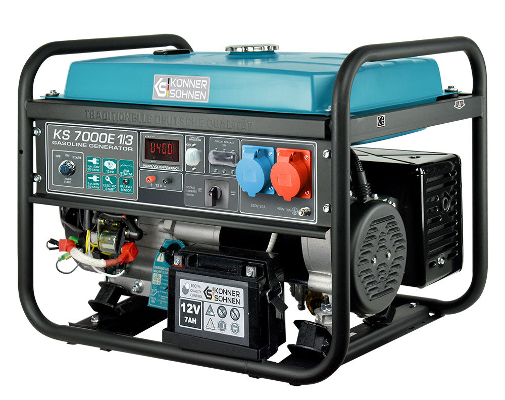 Könner & Söhnen KS 7000E 1/3 benzine aggregaat 5,5 kW, foto 3