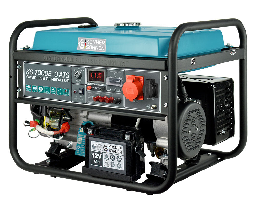 Könner & Söhnen KS 7000E-3 ATS benzine aggregaat 5,5 kW, foto 3