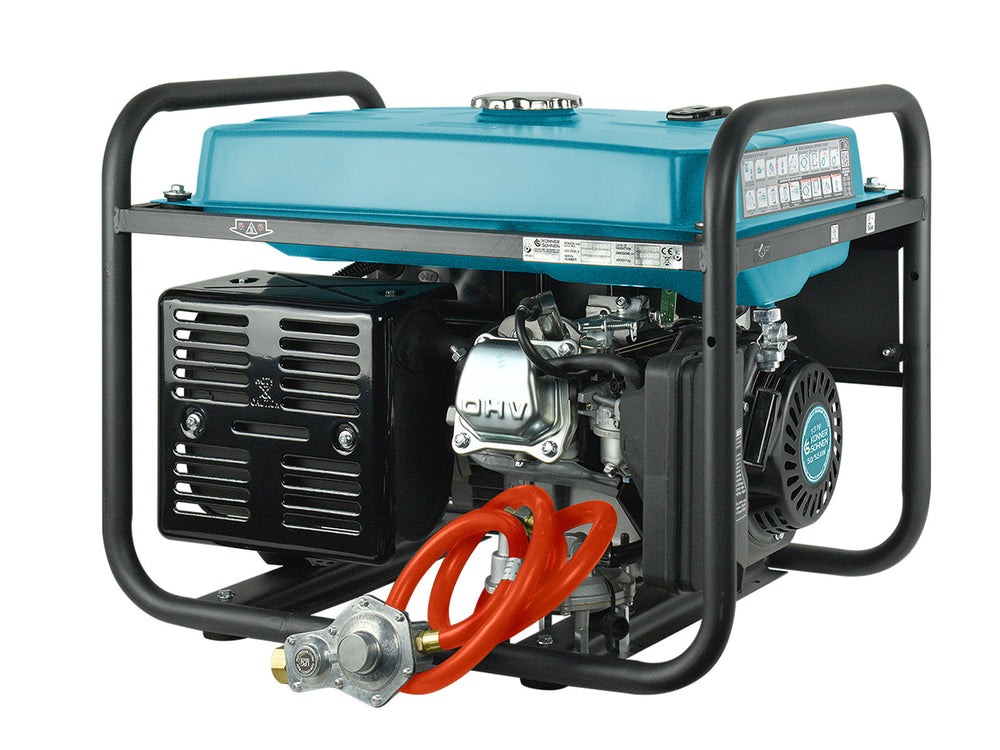 Könner & Söhnen KS 7000E G aggregaat op gas en benzine 5,5 kW, foto 6