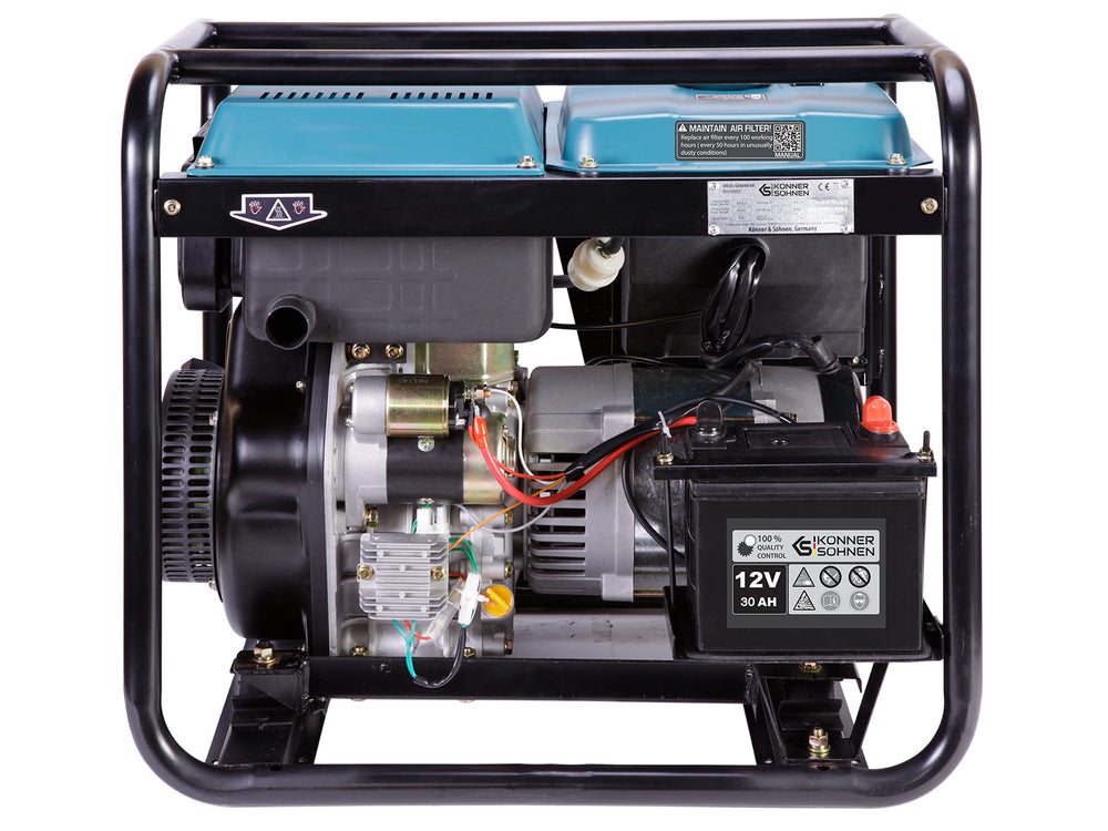 Könner & Söhnen KS 8100HDE-1/3 ATSR (EURO V) diesel aggregaat 5,5 kW, foto 6