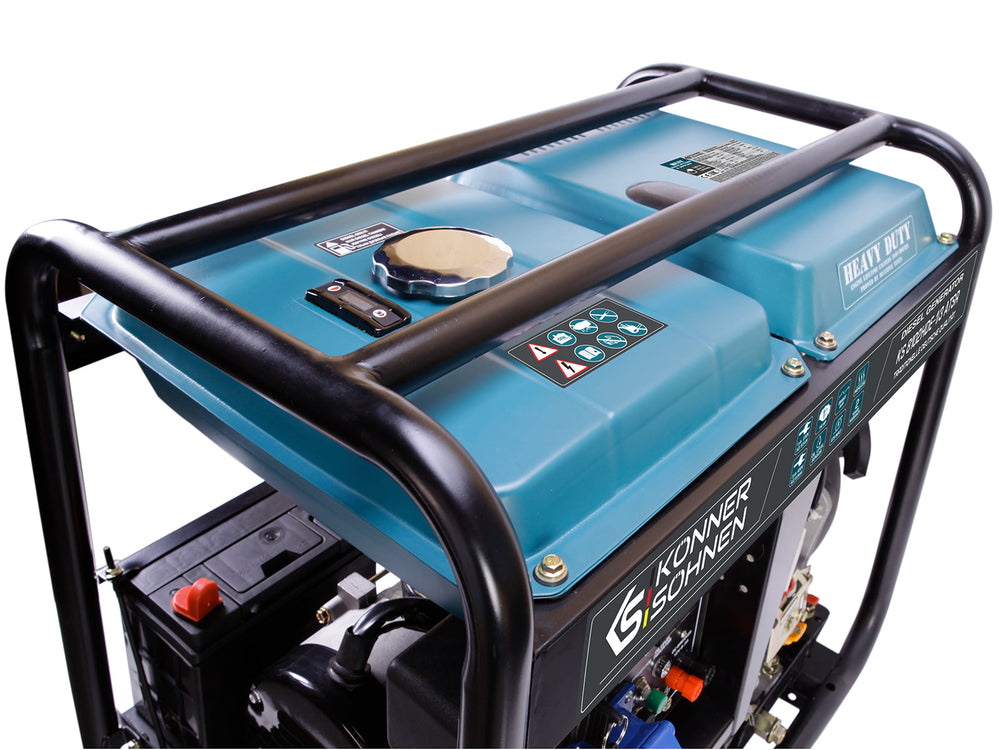 Könner & Söhnen KS 8100HDE-1/3 ATSR (EURO V) diesel aggregaat 5,5 kW, foto 7