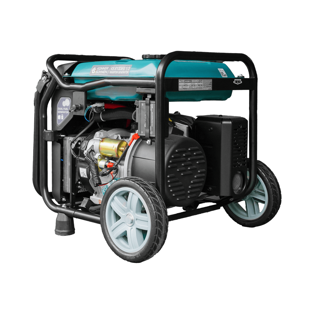 Könner & Söhnen KS 8100iEG 1/3 inverter aggregaat op gas en benzine 8,5 kW, foto 7