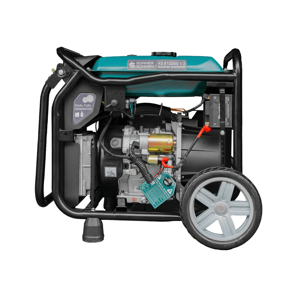 Könner & Söhnen KS 8100iEG 1/3 inverter aggregaat op gas en benzine 8,5 kW, foto 9