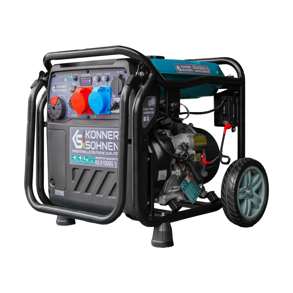 Könner & Söhnen KS 8100iEG 1/3 inverter aggregaat op gas en benzine 8,5 kW, foto 2