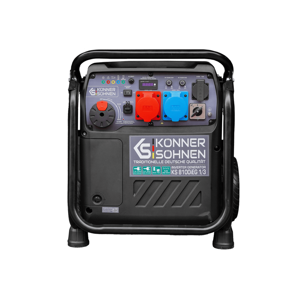 Könner & Söhnen KS 8100iEG 1/3 inverter aggregaat op gas en benzine 8,5 kW, foto 3