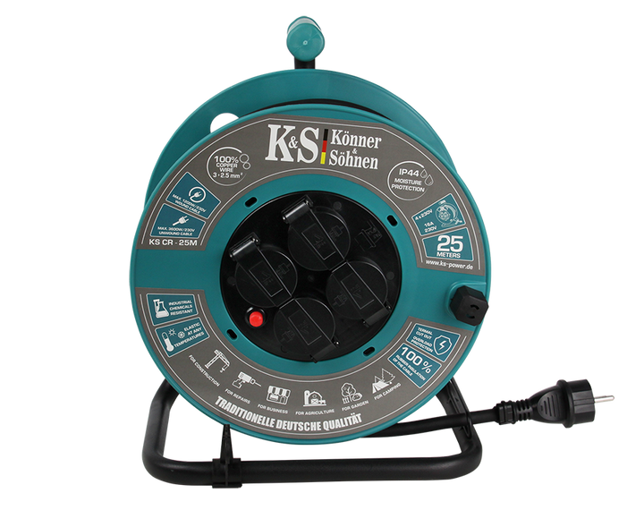 
  Könner & Söhnen KS CR-25M kabelhaspel | Rabe - Artikelnummer KS CR-25M
