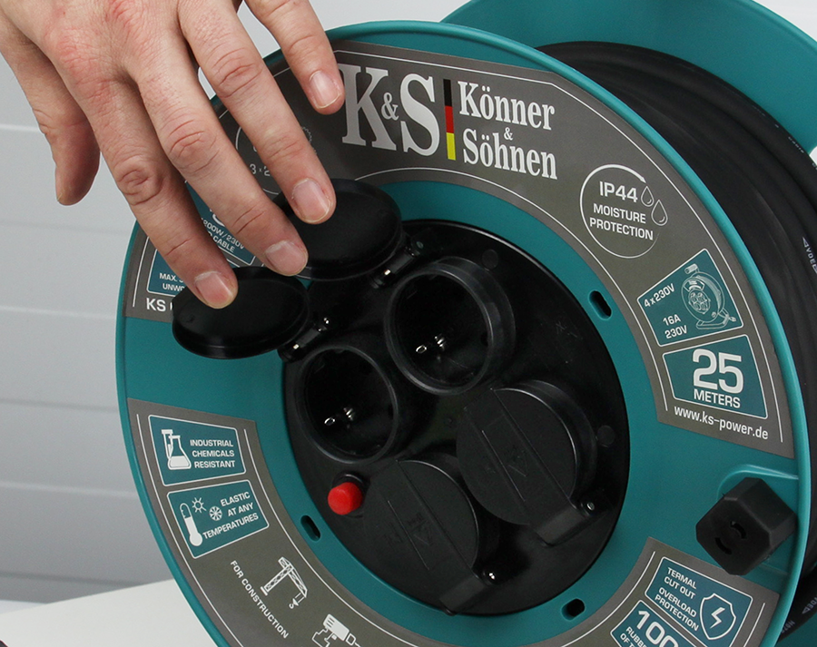 Könner & Söhnen KS CR-25M kabelhaspel, foto 9