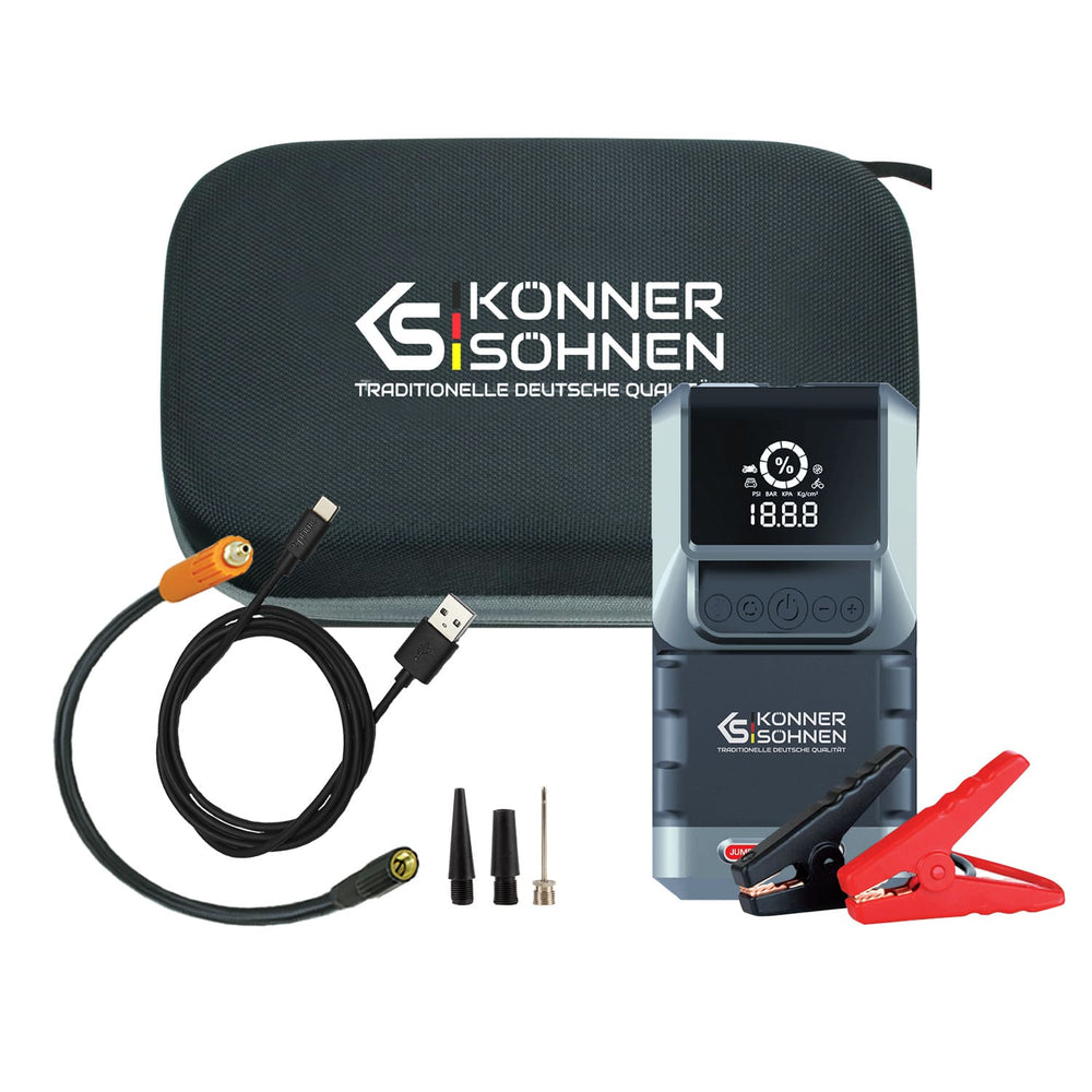 Könner & Söhnen KS JSP-1300 starthulp met compressor, foto 3
