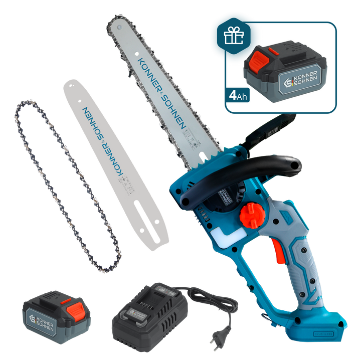 
  Könner & Söhnen KS MCS20V-12 SET PLUS accu mini kettingzaag | Rabe - Artikelnummer KS MCS20V-12 SET PLUS

