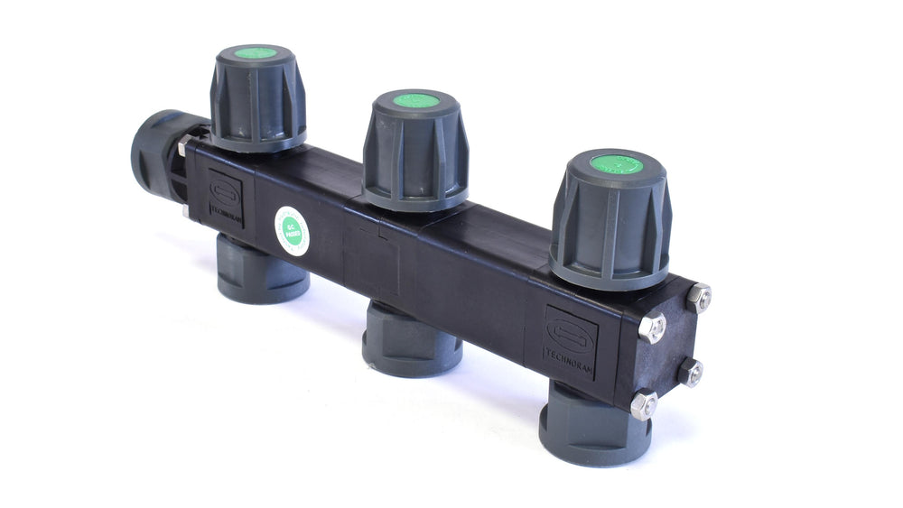 LEV Manifold 5-groeps verd. + afsluiters
