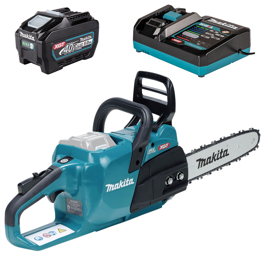 Makita XGT UC024G accu kettingzaag, zwaard 30 cm, 40 V 5 Ah | Rabe