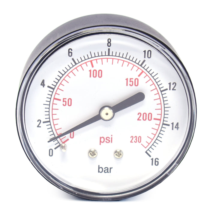 
  Manometer (droog) 1/4" acht.aansl. 0/10 | Rabe - 330884 - artikelnummer 330884
