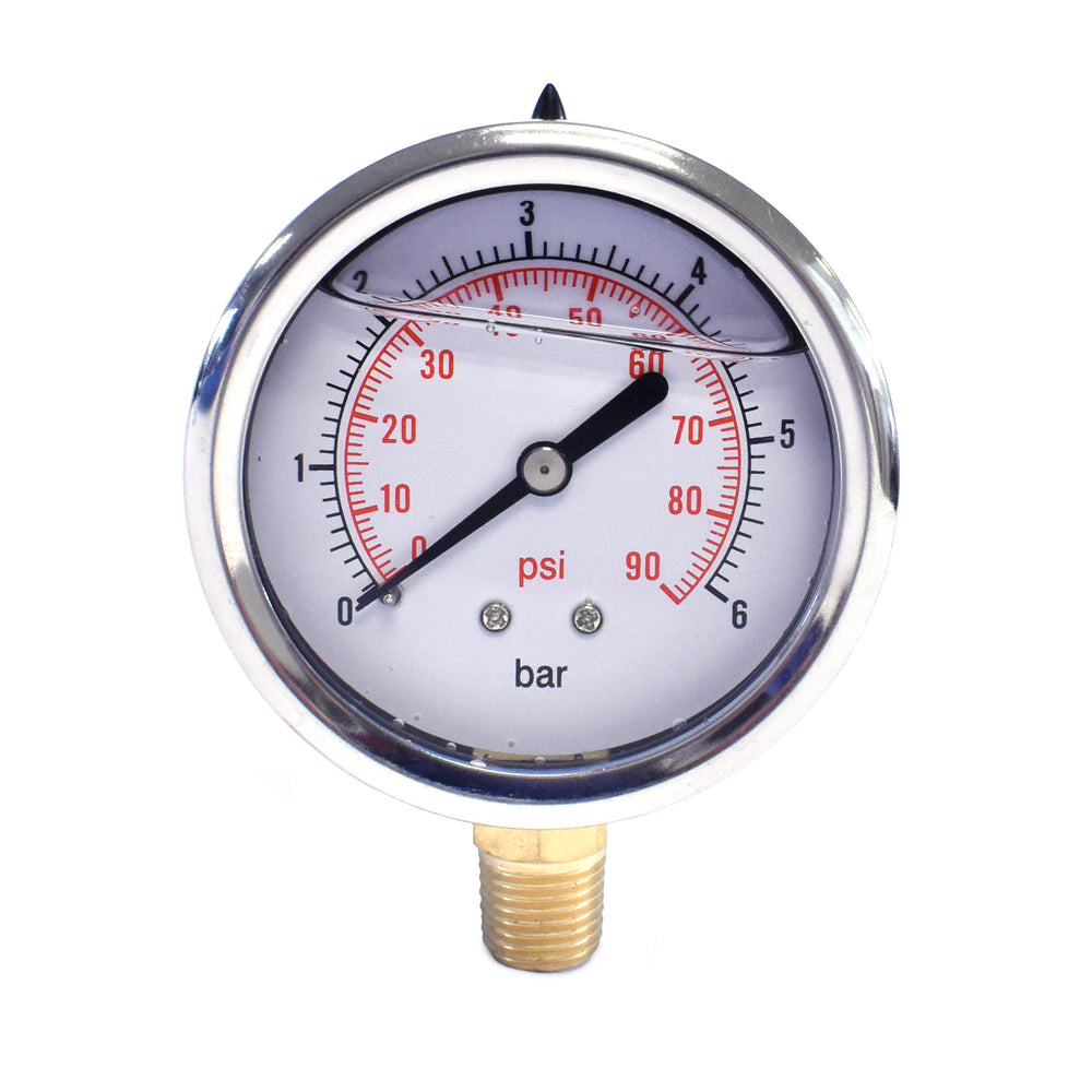 Manometer (nat) 1/4" ond.aansl. 0/16 | Rabe - 330868