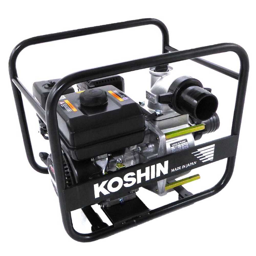 Oriental Koshin STV-80X benzine motorpomp voor vuil water, aansluiting 80 mm | Rabe