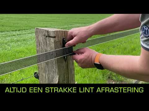 Altijd strakke lint afrastering met Zoneguard!