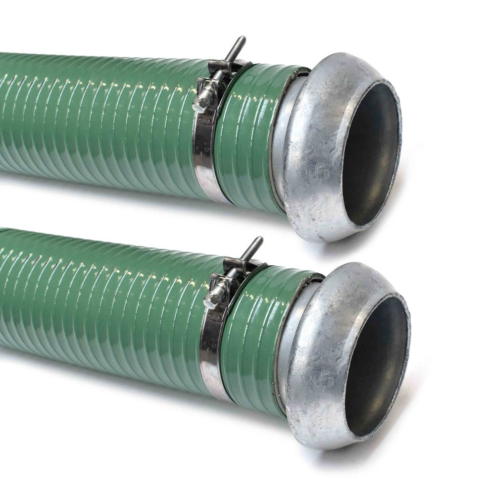 PVC gierslang set 6" met 2x V-deel