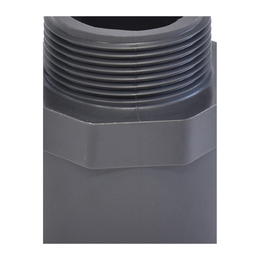 Draadeind PVC-U, 75 x 63 mm, 2x bu-dr. - detailuitsnede
