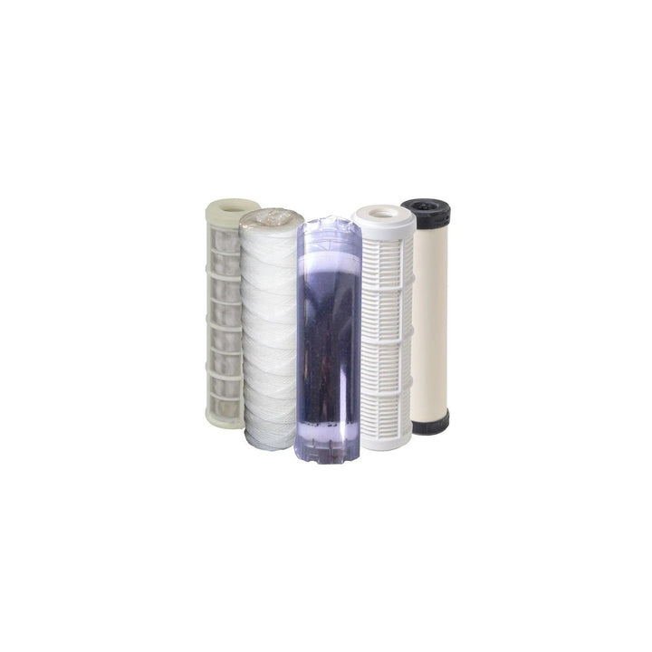 
  H2Q filtercartridges vervangset 10 inch, koordomvlochten en actieve kool - artikelnummer RABE-SET-014-1
