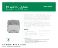 Werking en technische gegevens van de Rain Bird RC2 WiFi 8 st. outdoor