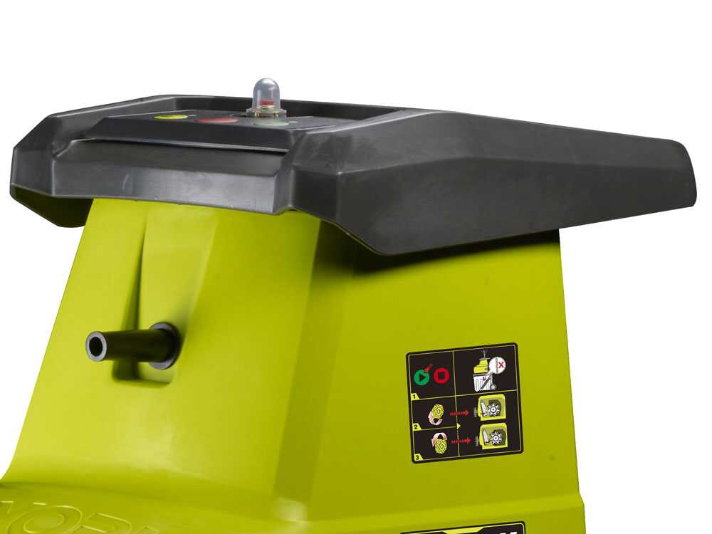 Ryobi RSH3045U elektrische hakselaar takken tot 45 mm, detail 7