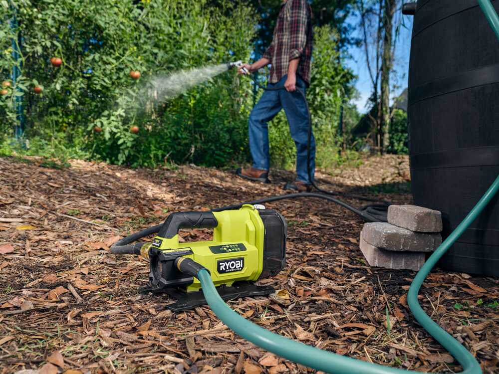 Ryobi RY18TPXA-0 tuinpomp, 18 V zonder accu, detail 6