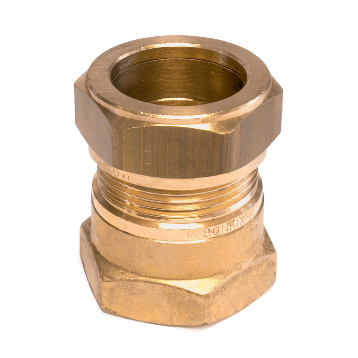 
  Bonfix Schroefbus messing, 1 1/2" bi x 42 mm | Rabe - 185760 - artikelnummer 185760
