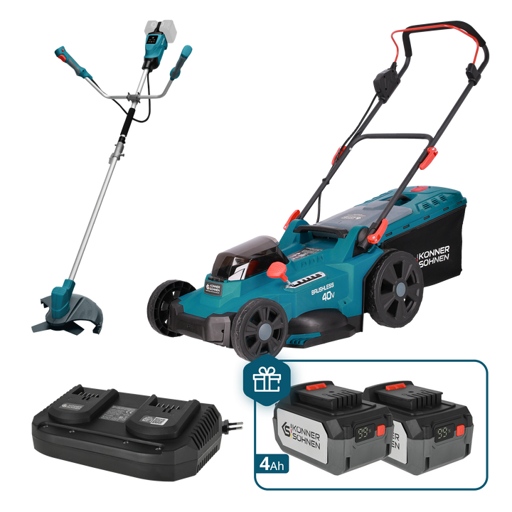 
  Könner & Söhnen KS 43LM-BCT40V-SET gazonverzorgingsset | Rabe - Artikelnummer KS 43LM-BCT40V-SET
