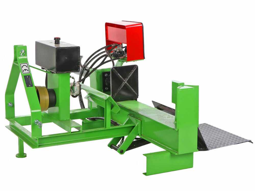 Seven Italy 25T aftakas houtklover, 25 ton, horizontaal, detail 6