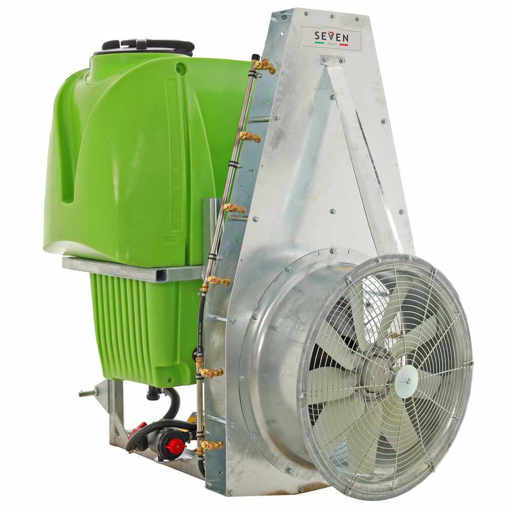 Seven Italy 600 nevelspuit met toren, 600 liter, pomp APS 71 | Rabe