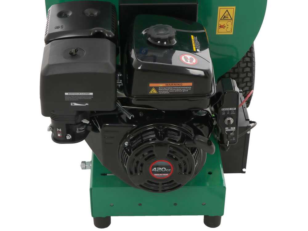 Seven Italy BIGCH420 benzine hakselaar takken tot 80 mm, elektrische start, detail 8