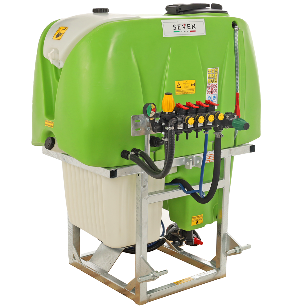 Seven Italy onkruidspuit, 600 liter, pomp Comet BP 75 | Rabe