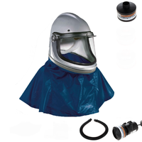 Spring Protezione Agrofilter Standard beschermhelm met aangeblazen lucht, opklapbaar vizier | Rabe