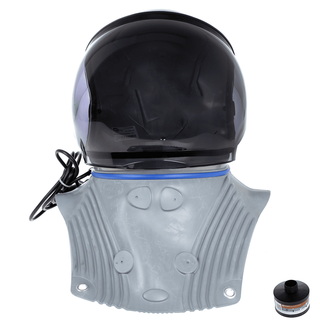Spring Protezione Standard Multifilter beschermhelm met aangeblazen lucht, anatomisch borststuk