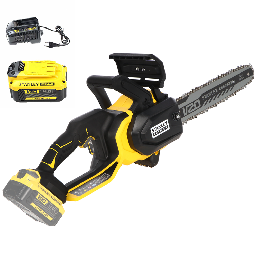 Stanley Fatmax SFMCCS730 accu kettingzaag, zwaard 30 cm, 20 V 4 Ah | Rabe