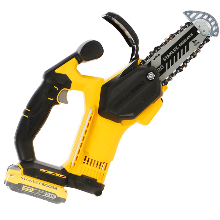 
  Stanley Fatmax SFMCPS415 accu kettingzaag voor snoeien, zwaard 15 cm, 20 V 2 Ah zonder accu | Rabe - artikelnummer 113450

